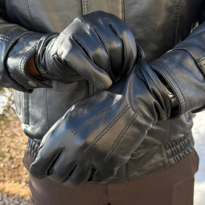 Sheepskin Work Gloves — Wool Lined
