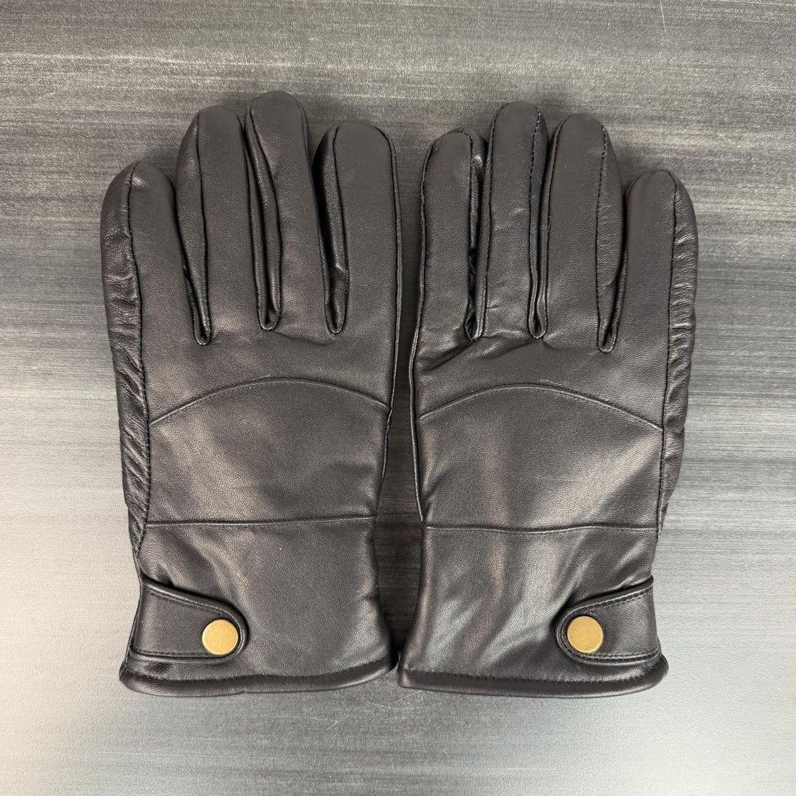 Fleece-Lined Leather Work Gloves
